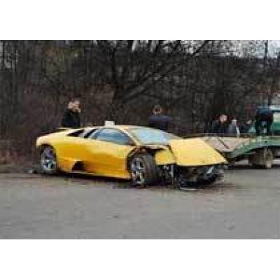 На Украине разбили Lamborghini Кахи Каладзе