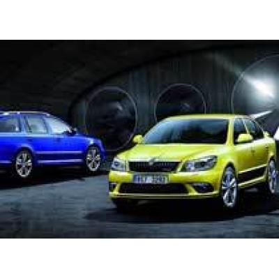 Компания Skoda показала обновленные Octavia RS и Octavia Scout