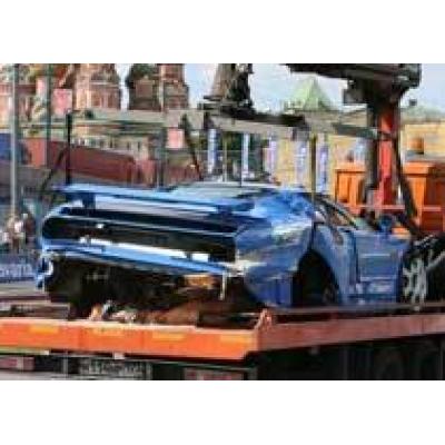 На гонках «Формулы-1» в Москве разбили эксклюзивный Bugatti