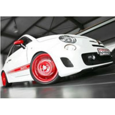 Fiat 500 Abarth обзавелся красными колесами