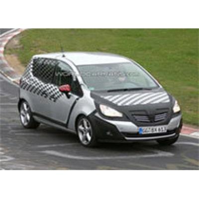 Новые шпионские фотографии Opel Meriva 2010