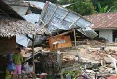 6-ти бальное землетрясение в Индонезии