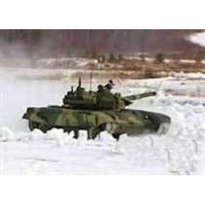 В Хабаровском крае танк провалился под лед и затонул