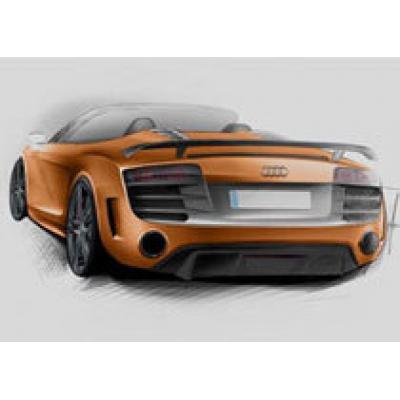 Первые изображения Audi R8 GT Spyder