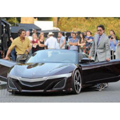 Прототип Honda NSX снимается в голливудском блокбастере