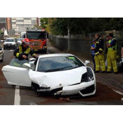 Покупатель разбил Lamborghini в ходе тест-драйва