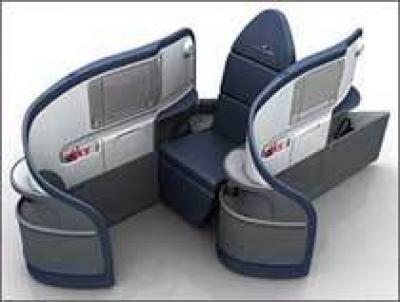 Авиакомпания Delta встроит в свои самолеты полностью раскладывающиеся кресла к 2008 году