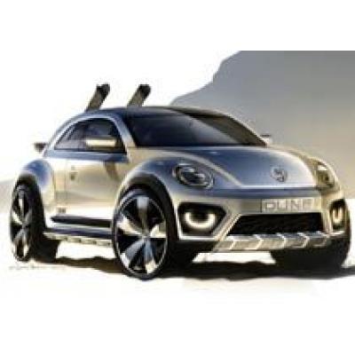 Концепт Volkswagen Beetle Dune дебютирует в Детройте