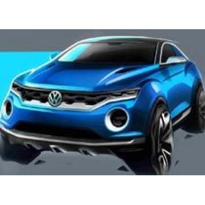 Volkswagen T-ROC - дебют концепта очередного кроссовера состоится в Женеве