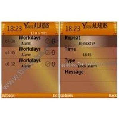 Y-Alarms: управление будильниками на Symbian-смартфонах
