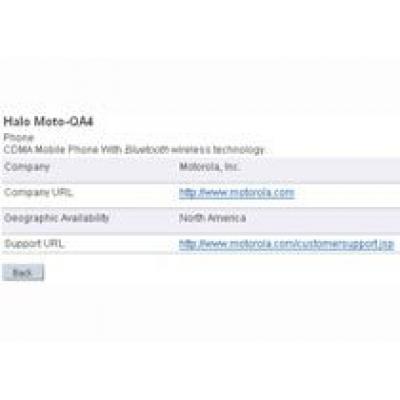 Первые подробности о Motorola QA4 Halo
