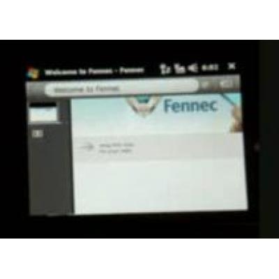Мобильный браузер Fennec на коммуникаторе HTC Touch Pro