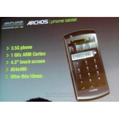 Archos выпустит коммуникатор Phone Tablet на платформе Android