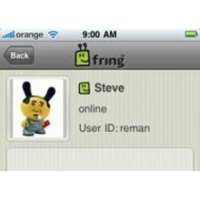 Видео-звонки через fring для iPhone и iPod touch