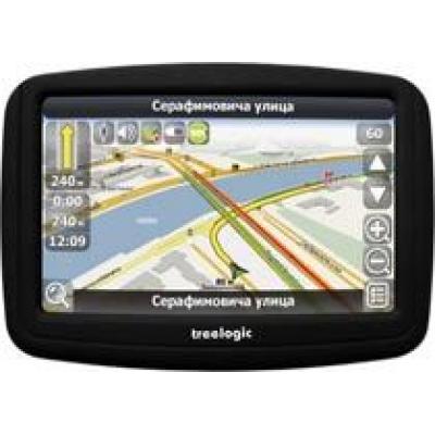 GPS-навигатор Treelogic TL-4304 Super Slim с датчиком освещенности