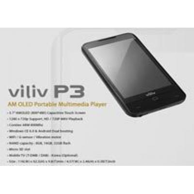Viliv P3: мультимедийный плеер с Android и Windows CE