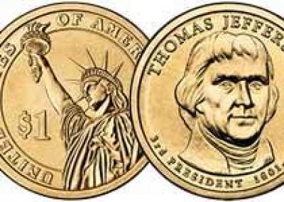Новые долларовые монеты вошли в обращение в США