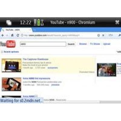 Nokia N900 приветствует браузер Google Chrome