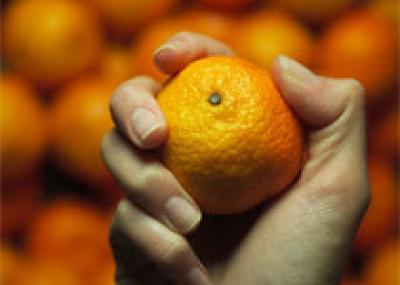 В Бельгии веселые горбуны забросают туристов апельсинами
