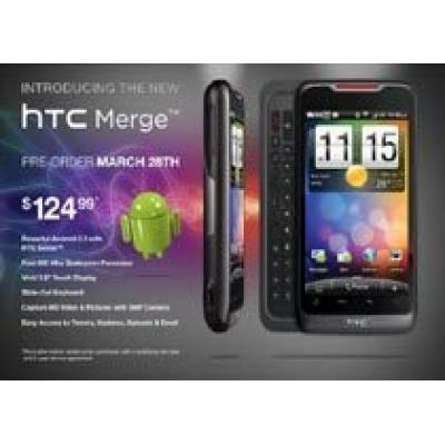 Названа дата начала продаж и цена смартфона HTC Merge