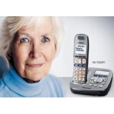 DECT телефон Panasonic KX-TG6591 делает жизнь пожилых людей проще