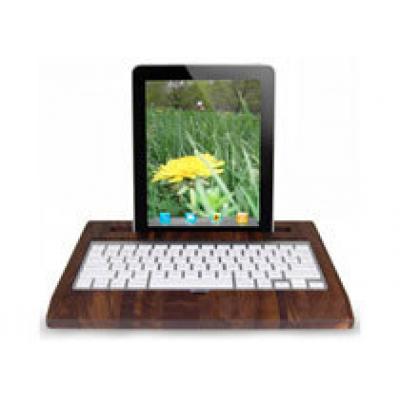 Беспроводная клавиатура из дерева для iPad