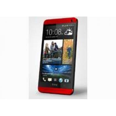 HTC One в красном цвете