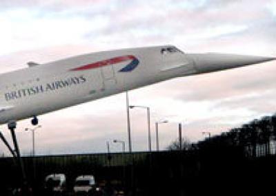 В лондонском аэропорту модель Concorde сменили на модель А380