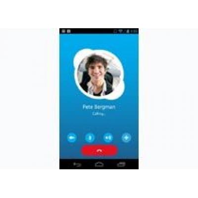 Версия Skype 4.7 для Android не `посадит` батарею смартфона