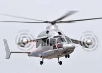 Демонстратор высокоскоростного вертолета X3 компании Eurocopter развил скорость 472 км/ч