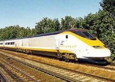 Поезд "Евростар" установил рекорд времени на пути из Парижа в Лондон