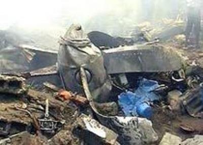 В Конго Ан-26 упал на жилой квартал