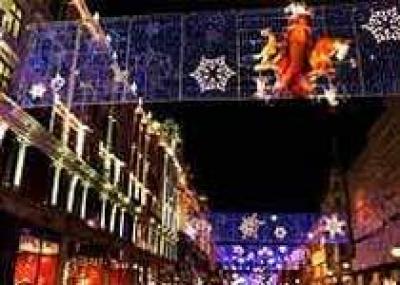 Рождественская иллюминация украсила Лондон