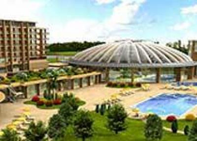 Крупнейший в Венгрии аквапарк с отелем откроется осенью