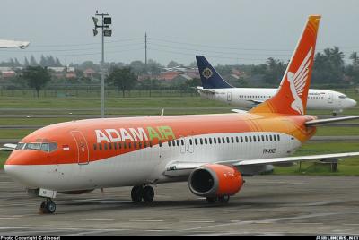 Прекращены полеты индонезийской Adam Air