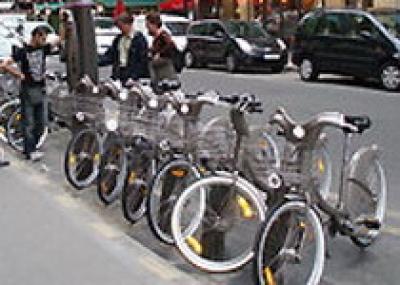 Станции проката велосипедов появятся в пригородах Парижа