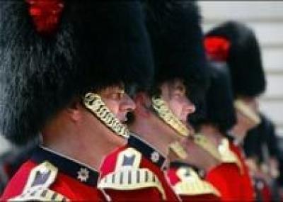 Компания против меховых медвежьих шапок охраны Букингемского дворца