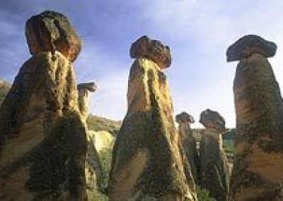 Каменные грибы в Каппадокии под угрозой обрушения