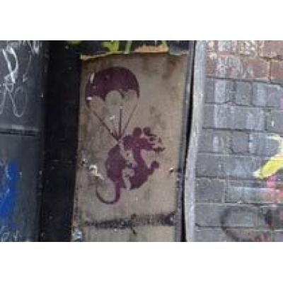 В Мельбурне украли рисунок Бэнкси