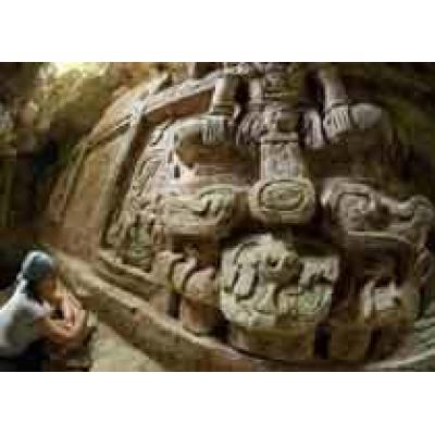 В древнем городе майя обнаружены уникальные барельефы