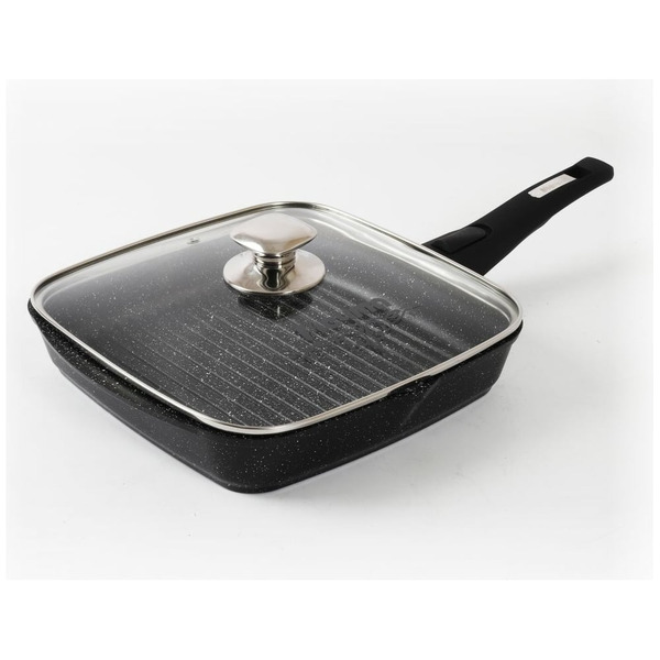 Квадратная сковорода-гриль Мечта АП Гранит black с064802