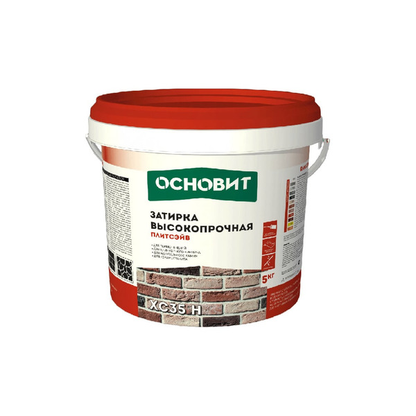 Высокопрочная цементная затирка Основит ПЛИТСЭЙВ XC35 H 85874