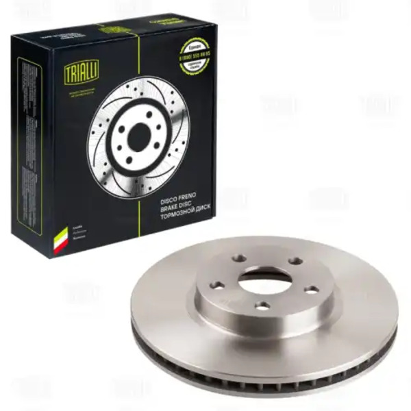 Тормозной диск TRIALLI DF 190107 вентилируемый передняя ось