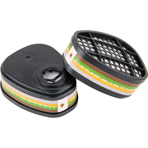 Противогазовый фильтр для защиты от органических, неорганических, кислых газов и аммиака Jeta Safety класса Jeta Safety АВЕК2 6641