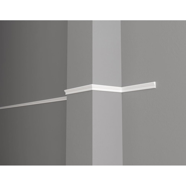 Ударопрочный влагостойкий стеновой молдинг под покраску Decor-Dizayn DD602