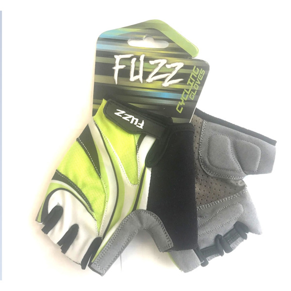 Перчатки велосипедные FUZZ LADY COMFORT, женские, лайкра, на липучке, зеленый, 08-202511