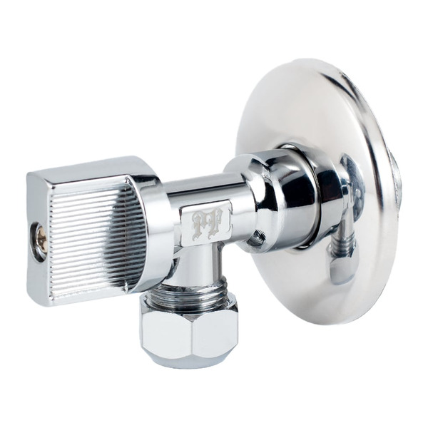 Угловой шаровой кран PROFACTOR н/цанга 1/2 дюйма х 10 мм PF BAV 357C