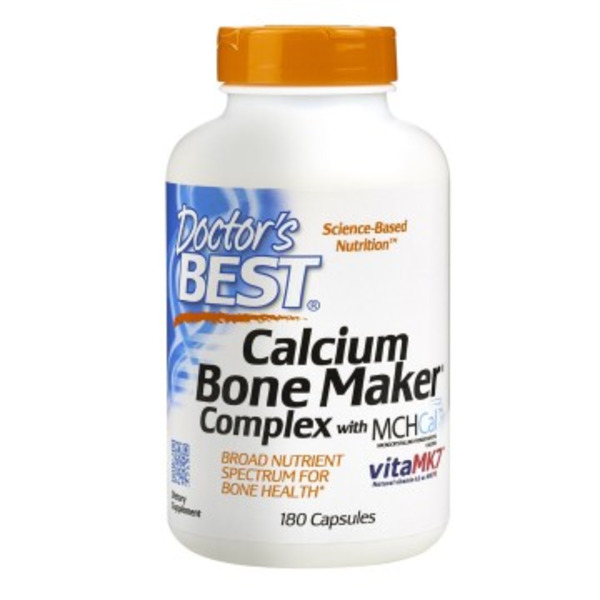 Doctor"s Best, Calcium Bone Maker, Комплекс для укрепления костей, капсулы, 180 шт.