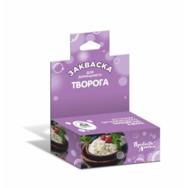 Провита Лактис, Закваска (для приготовления домашнего творога), флакон, 0,3 г