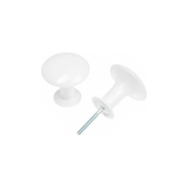 Пластмассовая дверная ручка-кнопка STARFIX SMP-50653-1